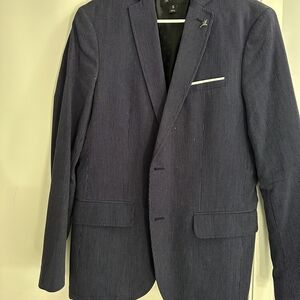 INC International Concepts Charcoal Sport Coat Modern Cut